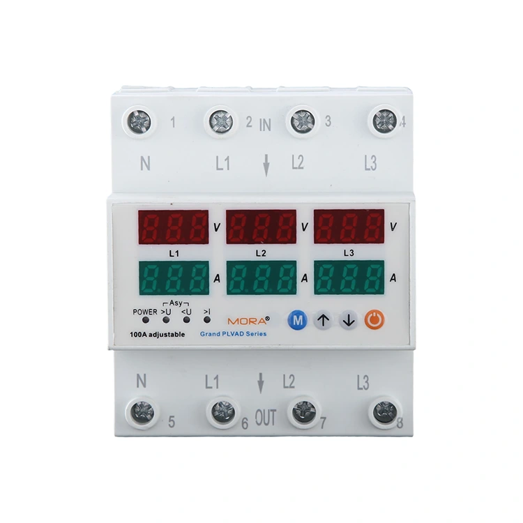 63A 80A 100A மின்னழுத்த பாதுகாப்பு